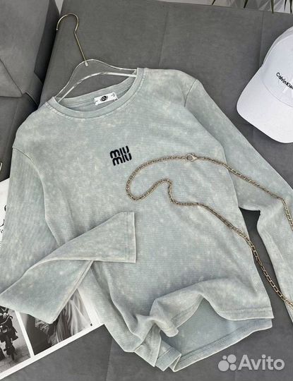 Лонгслив женский miu miu