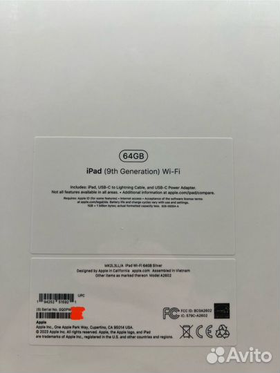 Apple iPad 9 (новые, оригинал)
