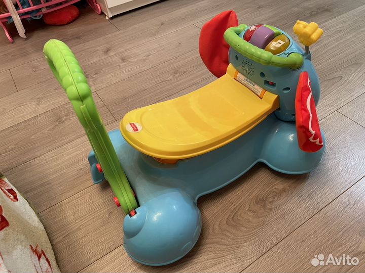 Слон каталка fisher price