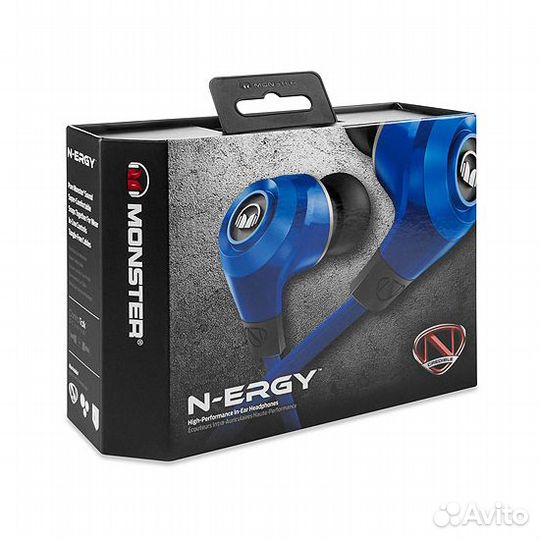 Проводные наушники Monster Ncredible NErgy Blue
