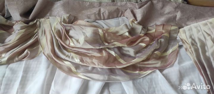 Шторы тюль с ламбрикеном