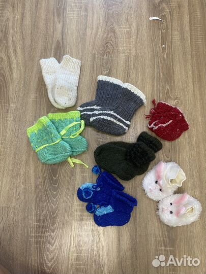 Носки вязаные детские