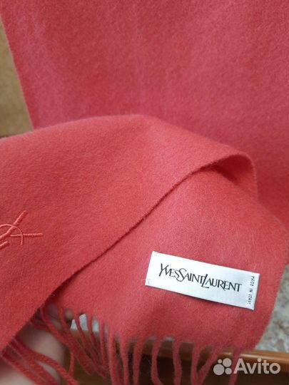 Yves Saint Laurent шарф из шерсти