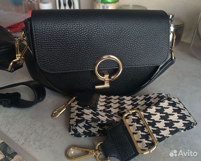 Сумка кросс-боди. Кожа. Италия