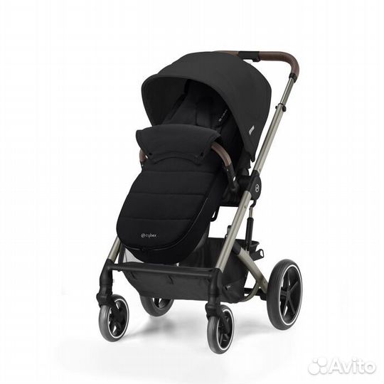 Cybex Balios S Lux BLK Moon+Footmuff Moon black
