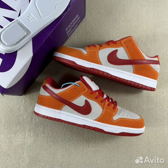 Кроссовки под заказ Nike SB Dunk Low Pro Dark Russ