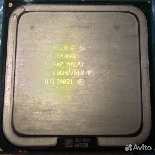 Процессор intel celeron 1,6 Ghz
