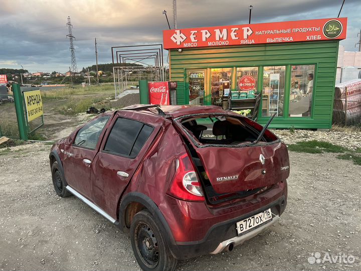 Renault sandero stepway по болтам 2012 г