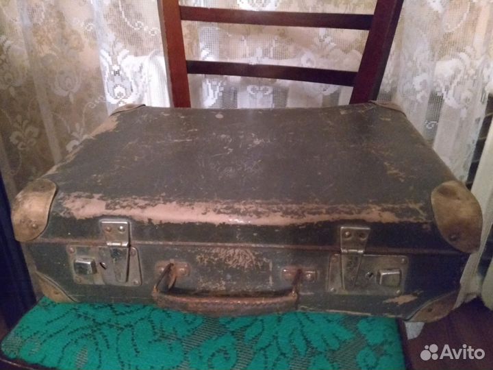 Чемодан 50-х г., декорирование