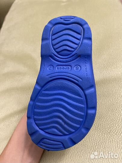 Резиновые сапоги crocs c6 c7