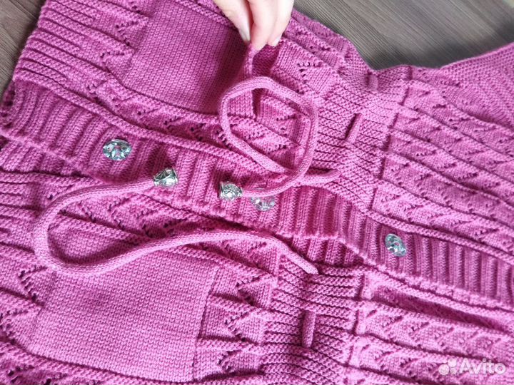 Жилетка вязаная