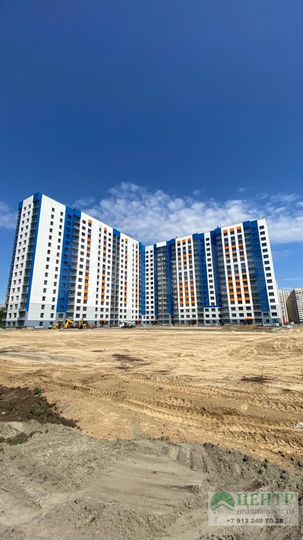 2-к. квартира, 42,5 м², 6/17 эт.
