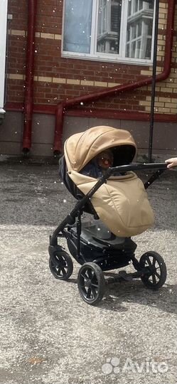 Коляска 3 в 1 riko basic ozon 03 бежевый