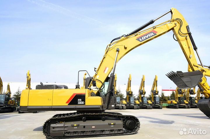 Гусеничный экскаватор Lovol FR330D, 2024