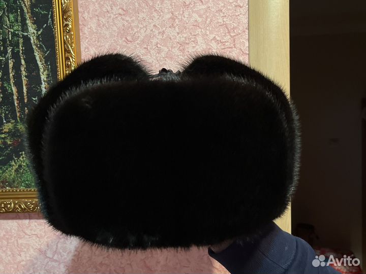 Норковая шапка мужская