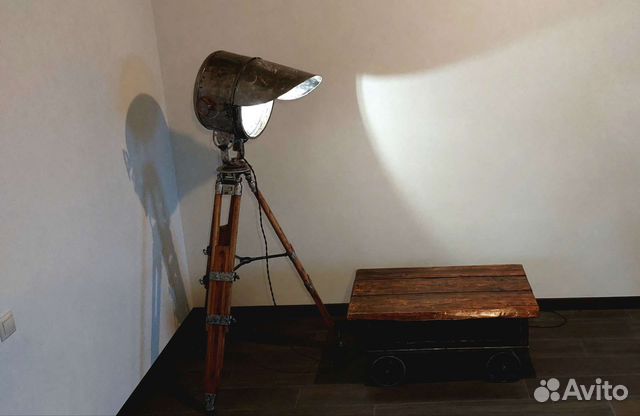 Торшер напольный лофт