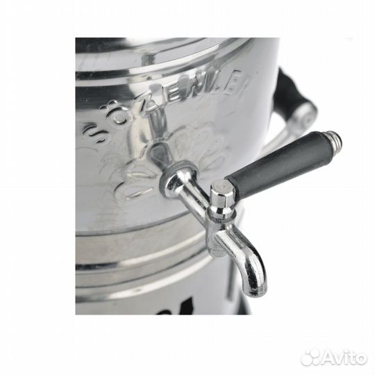Самовар Турецкий из нержавеющей стали разборный 4