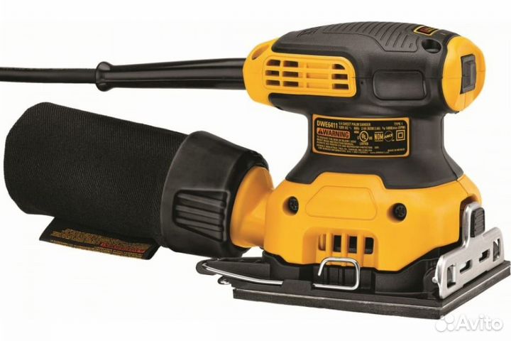 Вибрационная шлифмашина dewalt DWE6411