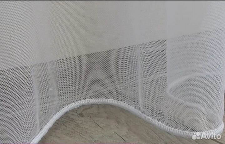 Комплект шторы и тюль Турецкая сетка