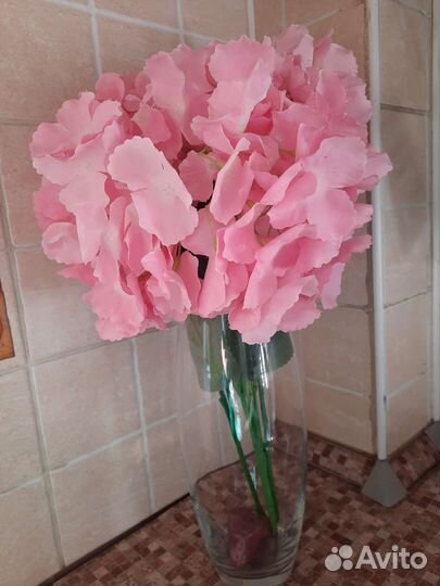 Искусственные цветыгортензии, цветы для декора