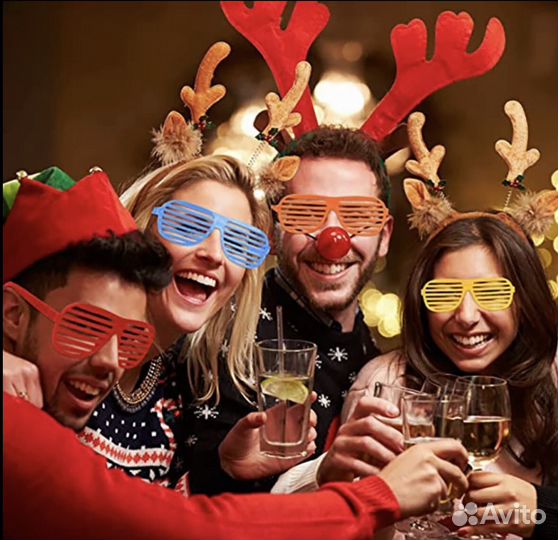 Очки карнавальные (набор из 5 штук)