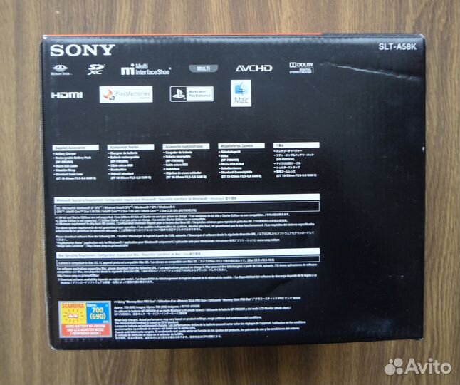Фотокамера Sony SLT-A58K Kit DT 18-55mm новая