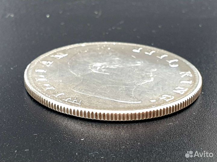 1 рупия 1835 г Индия Вильгельм IV Серебро 917*