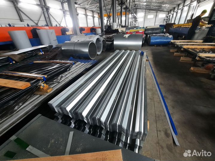 Профнастил оцинкованный окрашенный Н-57 0,7х750