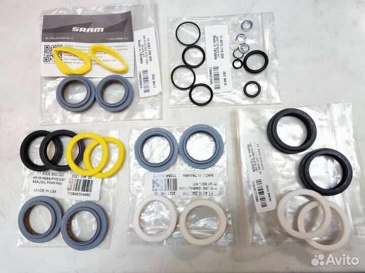 Сервис киты Rock Shox, Dt Swiss + запчасти вилок