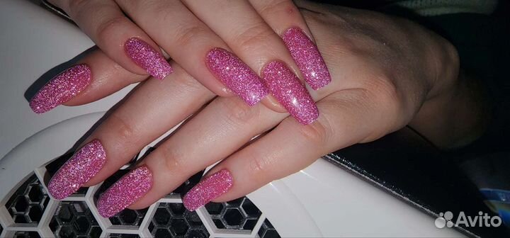 Маникюр. Наращивание ногтей. Стэмпинг