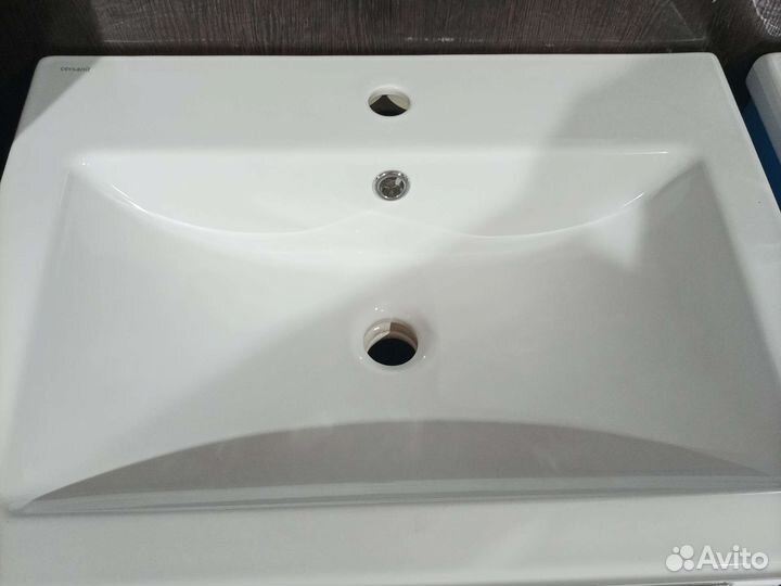 Краска Тумба для ванной 60 см с умывальником