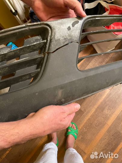 Бампер Ford Fiesta mk5 2001-2005 нижняя часть