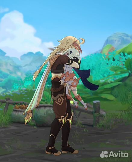 Наклейки Genshin Impact