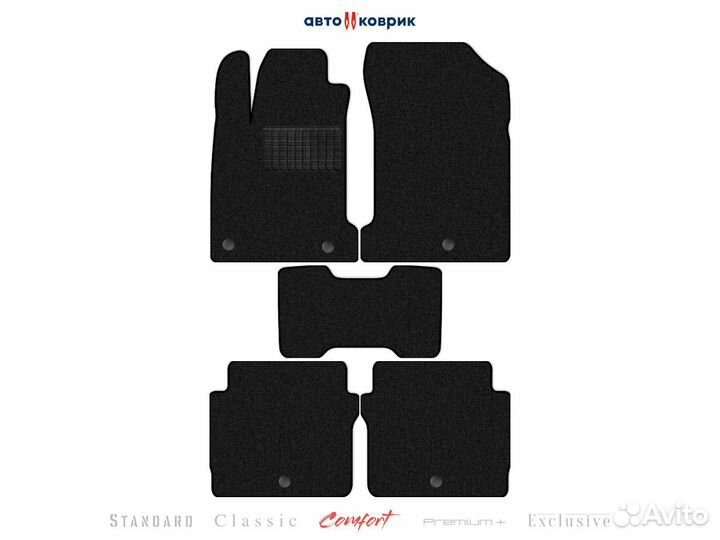 Коврики ворсовые Renault Latitude 2010 - 2015