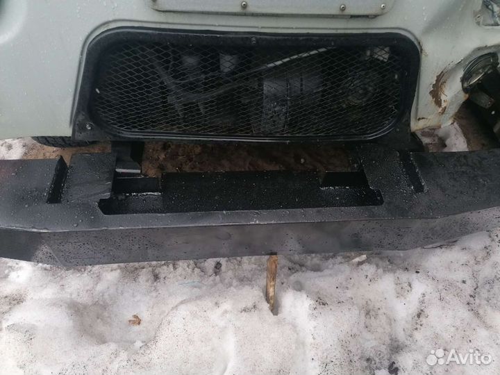 Силовой бампер на УАЗ буханка
