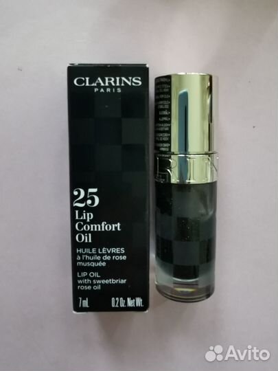 Clarins Black Lip Comfort Oil with Shimmer