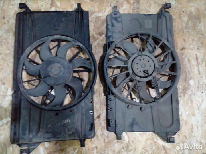 Диффузор с вентилятором ford focus 2 (1.6)