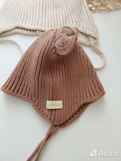 Комплект шапка, шарф