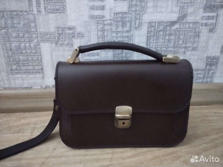 Барсетка кожаная мужская