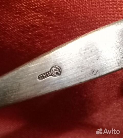 Чайные ложки мельхиор мнц