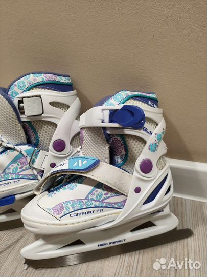 Коньки раздвижные, р-р 26-31