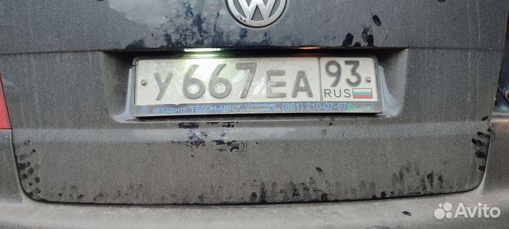 Подсветки номера VW T5, Passat B5+, B6, Jetta 5
