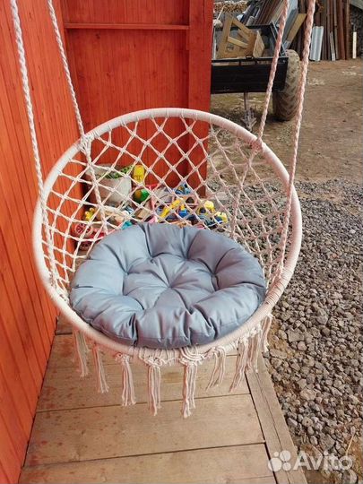 Кресло качели подвесные садовые для дачи