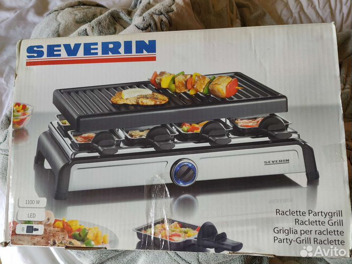 Электрогриль раклетница severin