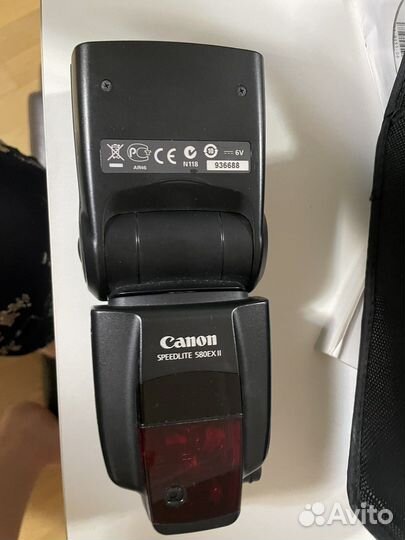 Вспышка Canon 580 ex ii speedlite