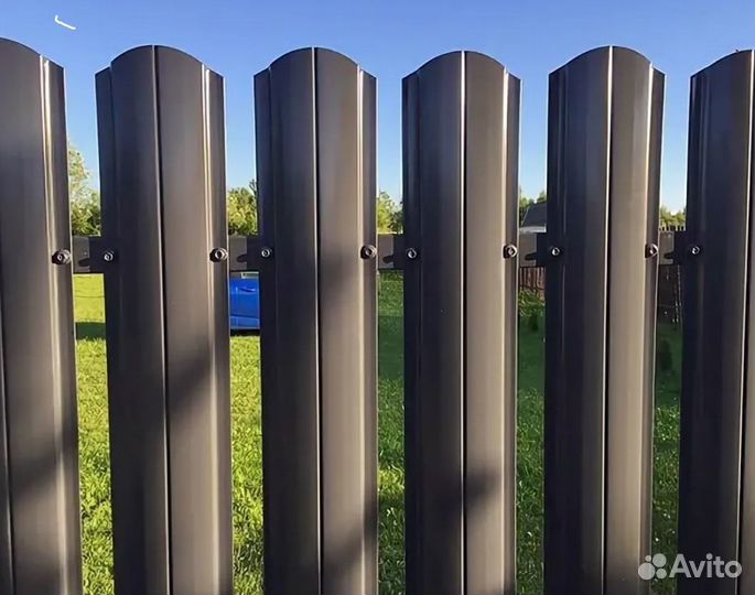 Забор из евроштакетника профессионально быстро