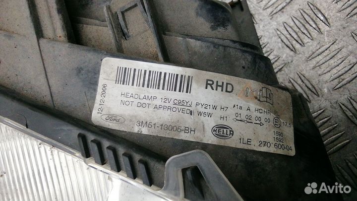 Фара передняя для Ford C-MAX 1 3M5113005EH