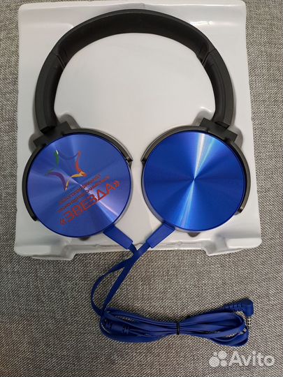 Наушники накладные проводные MDR-XB450AP Blue