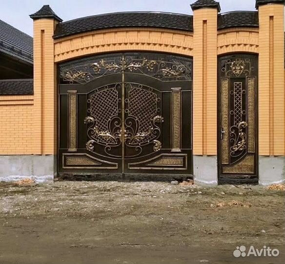 Кованные ворота