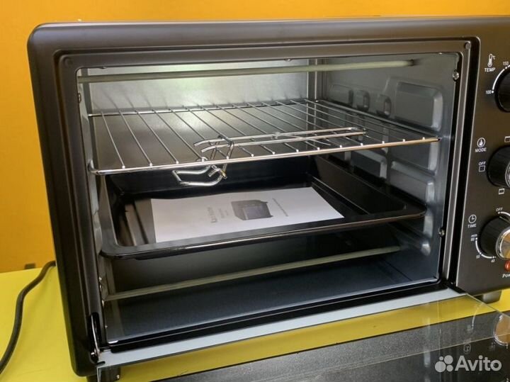 Печь электрическая Kari Home E53, 1600 Вт, черный